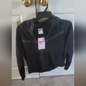 Black Nike Tech Full-Zip Hoodie